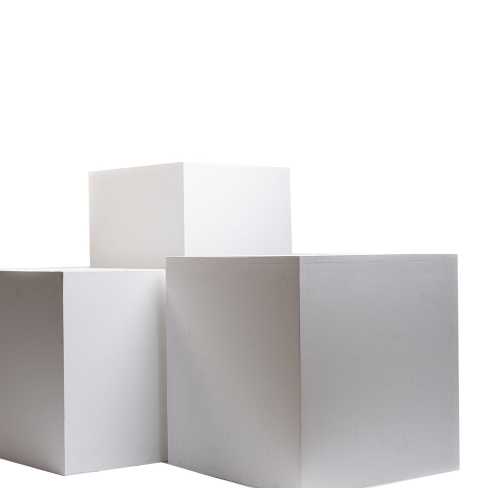 White Blocks (Set of 3)