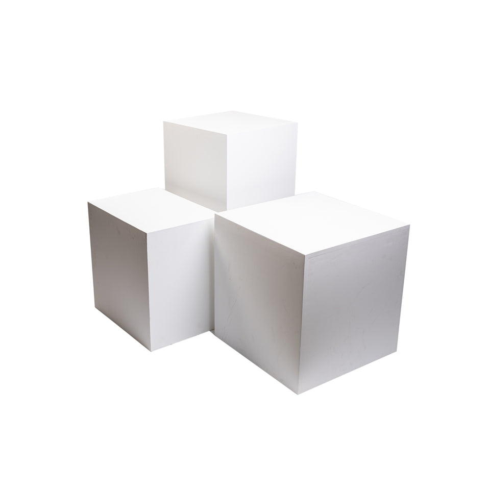White Blocks (Set of 3)